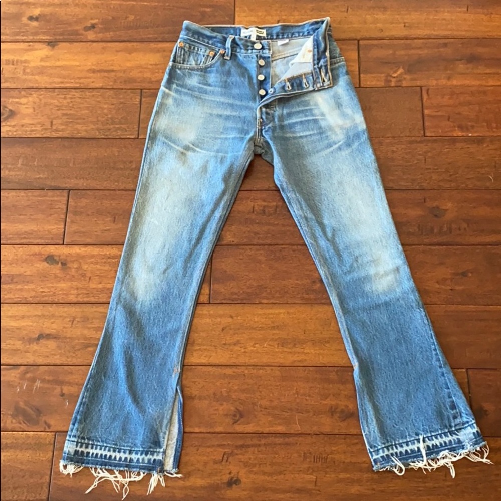 RE/DONE Levi’s high rise kick flare jean
